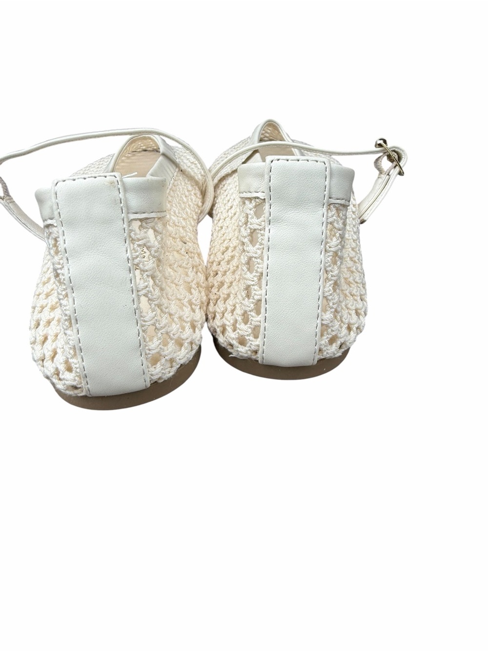Coconuts by Matisse Cream Mesh Mary Jane Flats size 8 - Picture 4 of 7